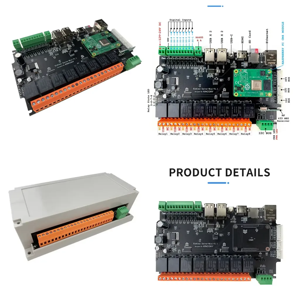 Home Automation Raspberry Pi - KinCony Raspberry Pi - Мини-сервер для